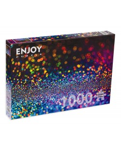 Puzzle Enjoy de 1000 de piese - Sclipici multicolore